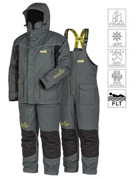 Костюм зимний Norfin ELEMENT FLT 01 S NORTEX BREATHABLE серый водонепроницаемый 6000 мм