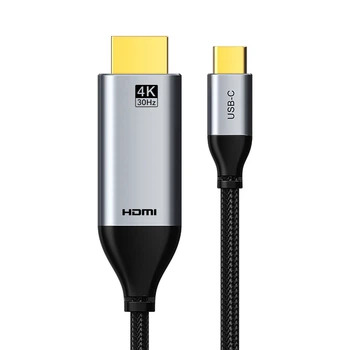 Кабель CableTime USB Type-C (M) - HDMI (M), 1.4V, 4K/30Hz, 3 м (CC12N)