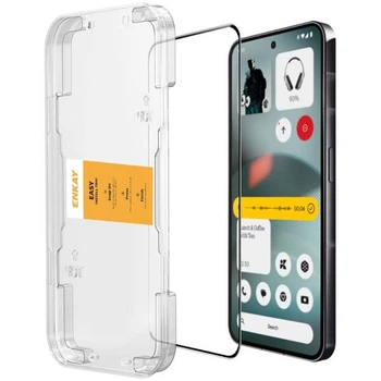 Защитное стекло ENKAY Easy Install Full Glue для Nothing Phone (4a) Pro / Nothing Phone (4a) - Black