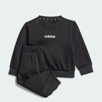 Детский комплект: свитшот и джоггеры Essentials Kids adidas JC9745 (92) черный (4067906234386)