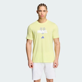 Мужская футболка PADEL GRAPHIC adidas KR2323 (L) желтый (4069993464684)
