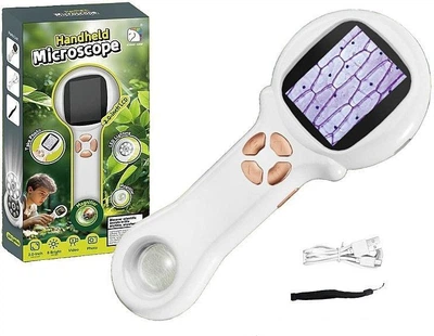 Mikroskop dziecięcy Adar ręczny z ekranem LCD i LED 63163 (5901271631632)