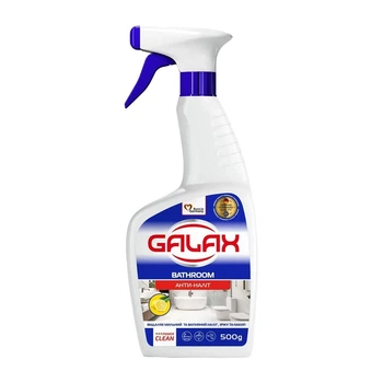 Засіб для миття ванної кімнати та сантехніки Galax Power Clean Антиналіт 500 г