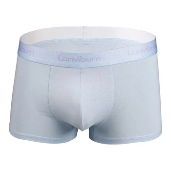 Мужские трусы боксерки Lanvibum 04-3007 3XL цвет голубой