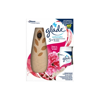Освежитель воздуха Glade Automatic Пион и сочные ягоды 269 мл