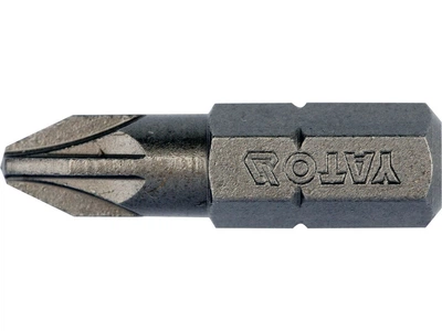 Біти YATO Pozidriv PZ2 x 25 мм HEX 1/4" 10 шт YT-78135