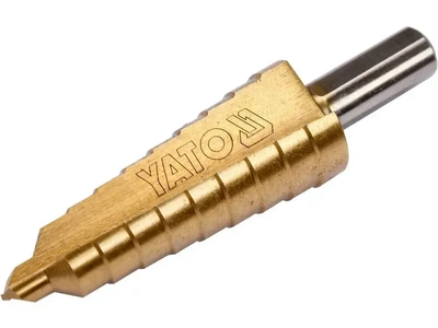 Сверло коническое титановое ступенчатое по металлу YATO 6-20 мм, HSS 4241, длина 75/55 мм YT-44744