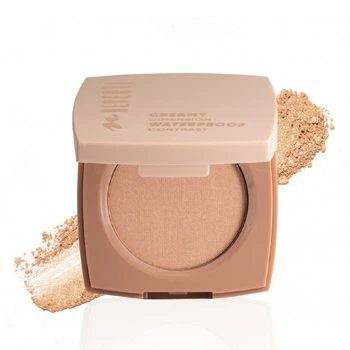 Хайлайтер для обличчя Creamy Dimension Waterproof Contrast Highliter Neverti NP205 №001 Золотий, 6,5 гр