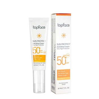 Солнцезащитный крем для лица с SPF 50+ TopFace PT806, 30 мл