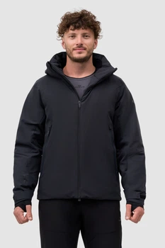 Куртка AVECS гірськолижна сіра для чоловіків з технологією Snow Proof 70556/17 3XL