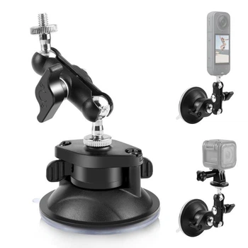 Вакуумный крепеж на присоске Magic Arm 1/4" Puluz PU659B для экшн камер и фотоаксессуаров