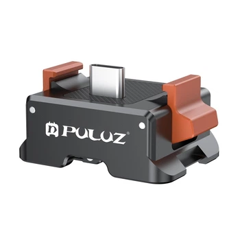Зарядная база Puluz PU734B для DJI Osmo Pocket 3 Type-C с быстросъемным креплением адаптером 1/4"