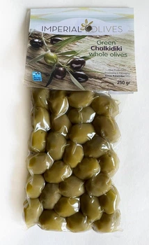 Оливки цілі з кісточкою Imperial Olives Греція 250 г