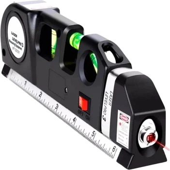Лазерный уровень FIXIT LASER PRO 3 в 1 с рулеткой и нивелиром