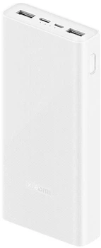 УМБ Xiaomi Mi Power Bank 20000 mAh 22,5W Fast Charge PB2022ZM Білий | Зовнішній акумулятор 20000 мА·год USB-C