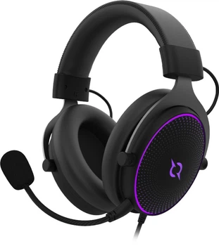 Ігрова гарнітура AQIRYS CARINA ARGB 7.1 USB Black