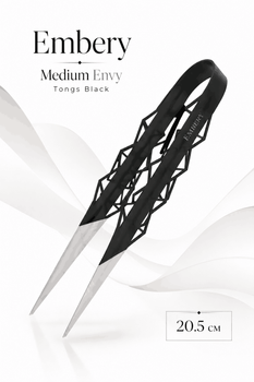 Щипці для вугілля Embery Medium Envy Tongs Black 20,5 см із нержавіючої сталі