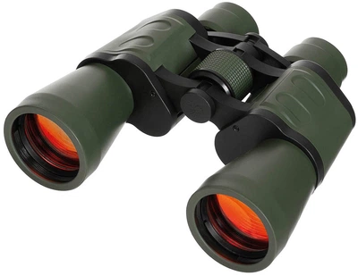 Бінокль MFH 10 x 50, Olive. Діаметр об'єктива 50 мм, кратність наближення 10x