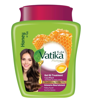 Питательная маска для волос с медом и яичным белком honey&egg mask Dabur VATIKA HAMMAM 450 г