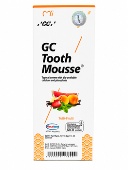 Реминерализующий гель Tooth Mousse, тус мус GC Тусс мусс, ДжиСи 35 мл. гель для зубов