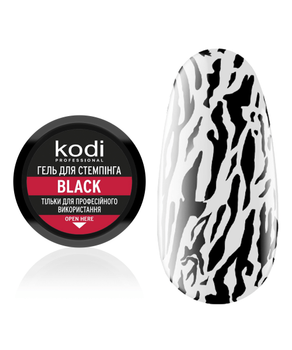 Гель для стемпінгу Stamping Gel Black, 4 мл
