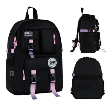 Рюкзак шкільний GoPack Education Teens GO26-2500L-черний перлинний