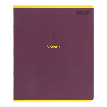 Зошит предметний ZiBi Monochrome 36 аркушів клітинка Біологія (ZB.1733-48)