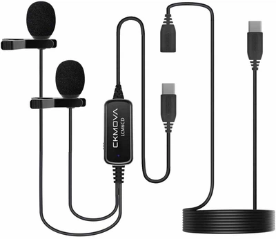Двойной микрофонов CKMOVA LCM6CD USB-C (SUP_em4061)