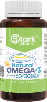 Омега-3 Stark Pharm Natural Omega 3 60 капсул (24194) (4829888051876)