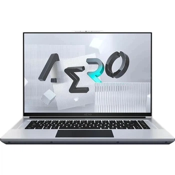 Ноутбук GIGABYTE AERO 16 XE5 16" 4K 16/1024GB, i7-12700H, RTX 3070Ti (XE5-73US934HH) Silver [OB]