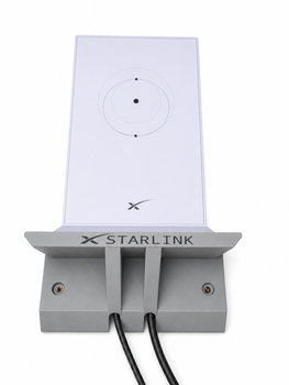Настінне кріплення для роутера Starlink Gen 2 — Starlink Router Gen 2 Wall Mount — тримач із каналами для кабелю Сірий