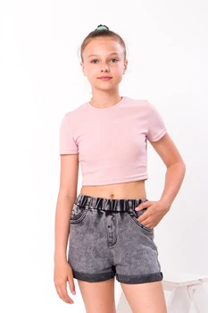 Шорти для дівчинки (підліткові) NoBrand 92 Сірий (p-11230-121403)