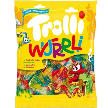 Желейні цукерки Trolli Wurrli 150 г (4000512463467)