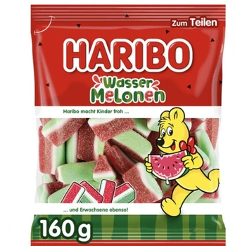 Желейні цукерки Haribo Wassermelonen зі смаком кавуна 160 г (9002975378956)