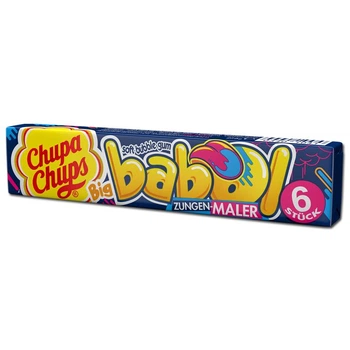 Жувальна гумка Chupa Chups Big Babol Zungen Maler 27.6 г (80969907)