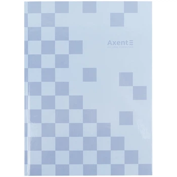 Книга канцелярська тверда обкладинка А4 96 аркушів # офсет AXENT Mosaic, сіра (10) /8427-2-A/