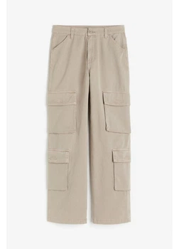 Джинсы Карго женские H&M 271230836 36 Кремовые (2727000132798)