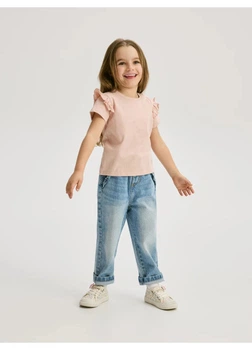 Дитяча футболка для дівчинки H&M 270952817_darkpink 122 см Темно-рожева (2727000111823)