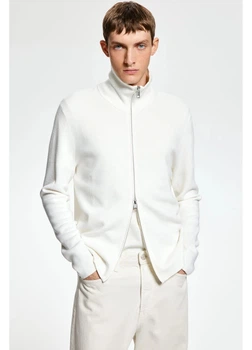 Кофта чоловіча H&M 271232043_white L Біла (2727000137304)