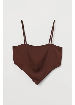 Топ жіночий H&M 270999916_brown M Коричневий (2727000125042)