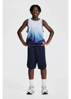 Подростковые шорты на резинке для мальчика H&M 271225659 170 см Темно-синие (2727000112691)
