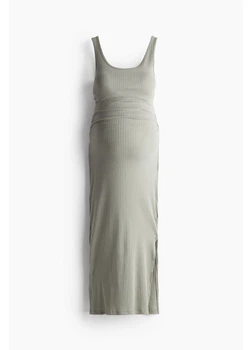 Платье для беременных длинное летнее женское H&M 271215647 M Зеленое (2727000137533)