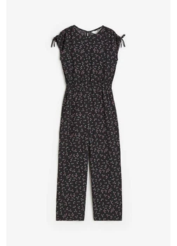 Подростковый летний комбинезон для девочки H&M 271145348 170 см Темно-серый/Цветы (2727000125288)