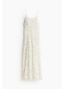 Сарафан женский летний H&M 271235635 XS Белый/Цветы (2727000116576)