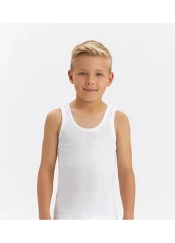 Підліткова майка для хлопчика H&M 270752652_white 146 см Біла (2727000102814)