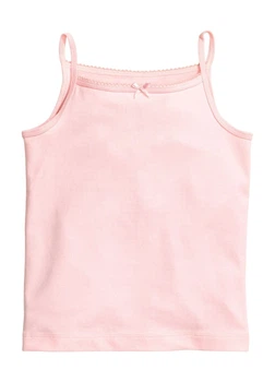 Дитяча майка для дівчинки H&M 270464695_pink 110 см Рожева (2727000142667)