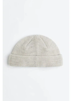 Шапка мужская H&M 270998092_beige One Size Бежевая(2727000130930)