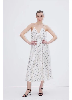 Сарафан жіночий літній H&M 271228723 2XL Білий/Квіти (2727000127619)