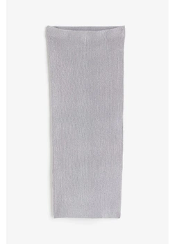 Юбка длинная осенняя прямая женская H&M 271183574 XS Серебряный/Серый (2727000131463)