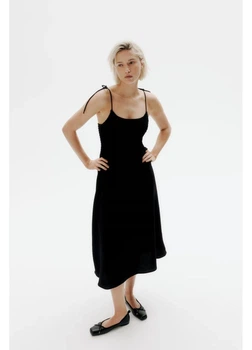 Сарафан женский летний H&M 271275780 XL Черный (2727000117320)